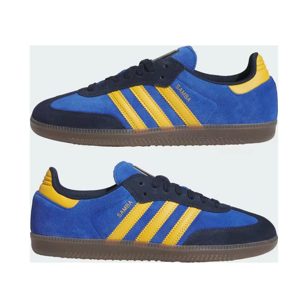 adidas Samba ADV Collegiate Navy Preloved Yellow (HQ9283)
