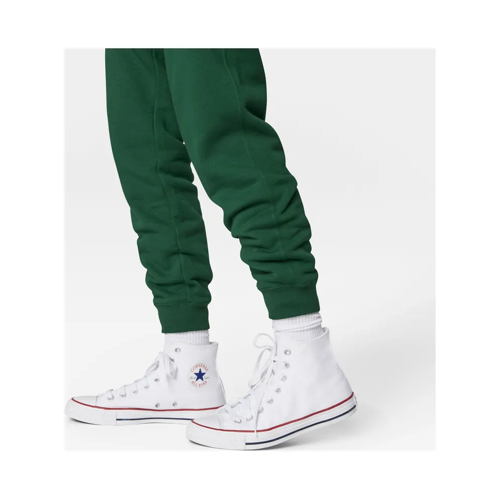 Converse Converse Go-To Embroidered Star Chevron Fleece Sweatpant with standaardpasvorm Midnight Clover