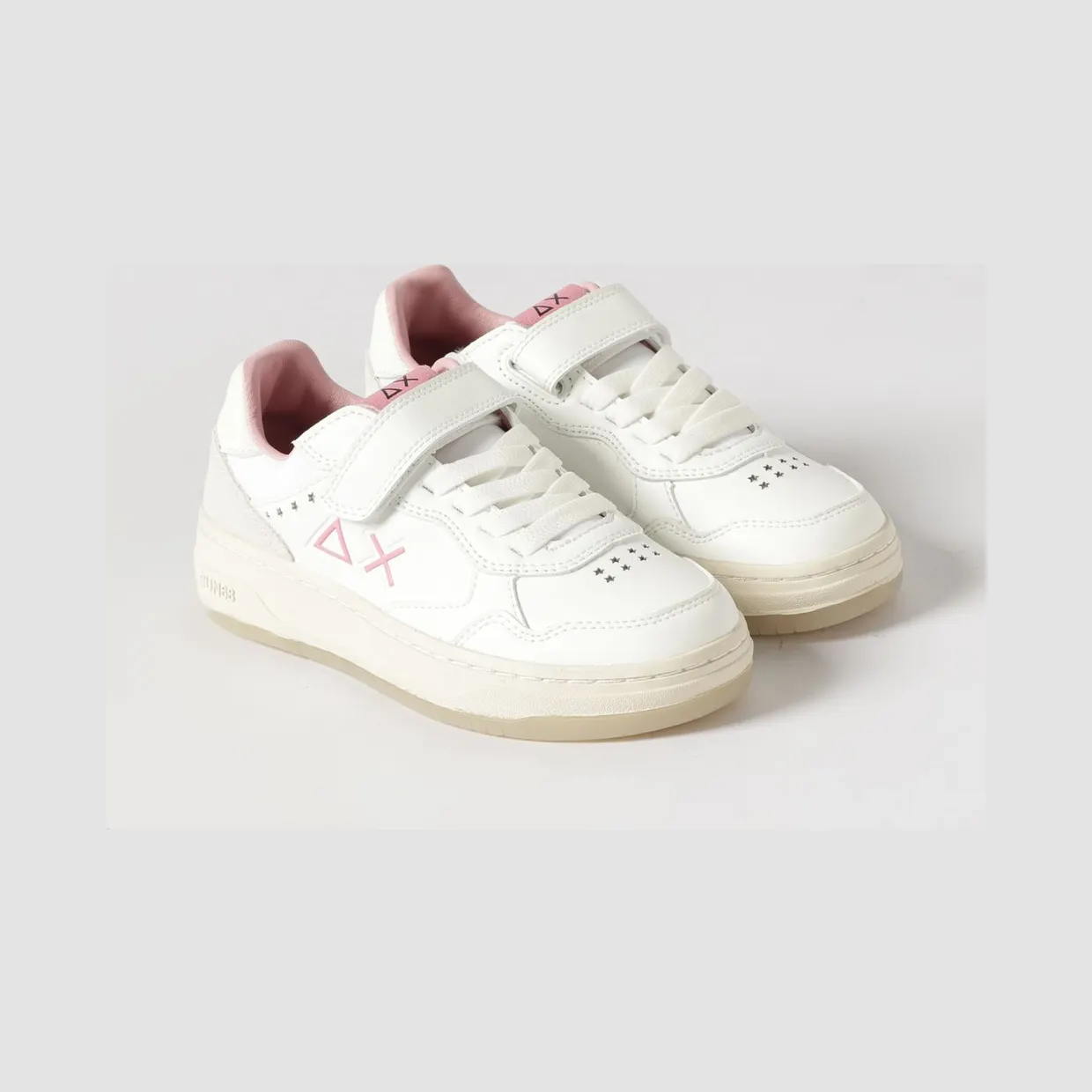 Sun68 Leather Sneakers White (Z364530151)