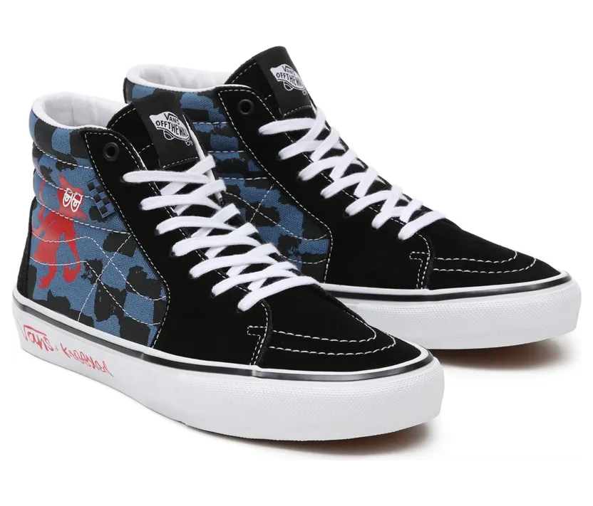 VANS Krooked By Natas Voor Ray Skate Sk8-hi Schoenen Zwart (VN0A5FCCAPG)