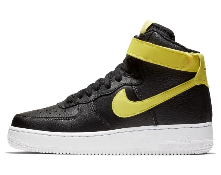 Nike Air Force 1 High Black Yellow Pulse (W)