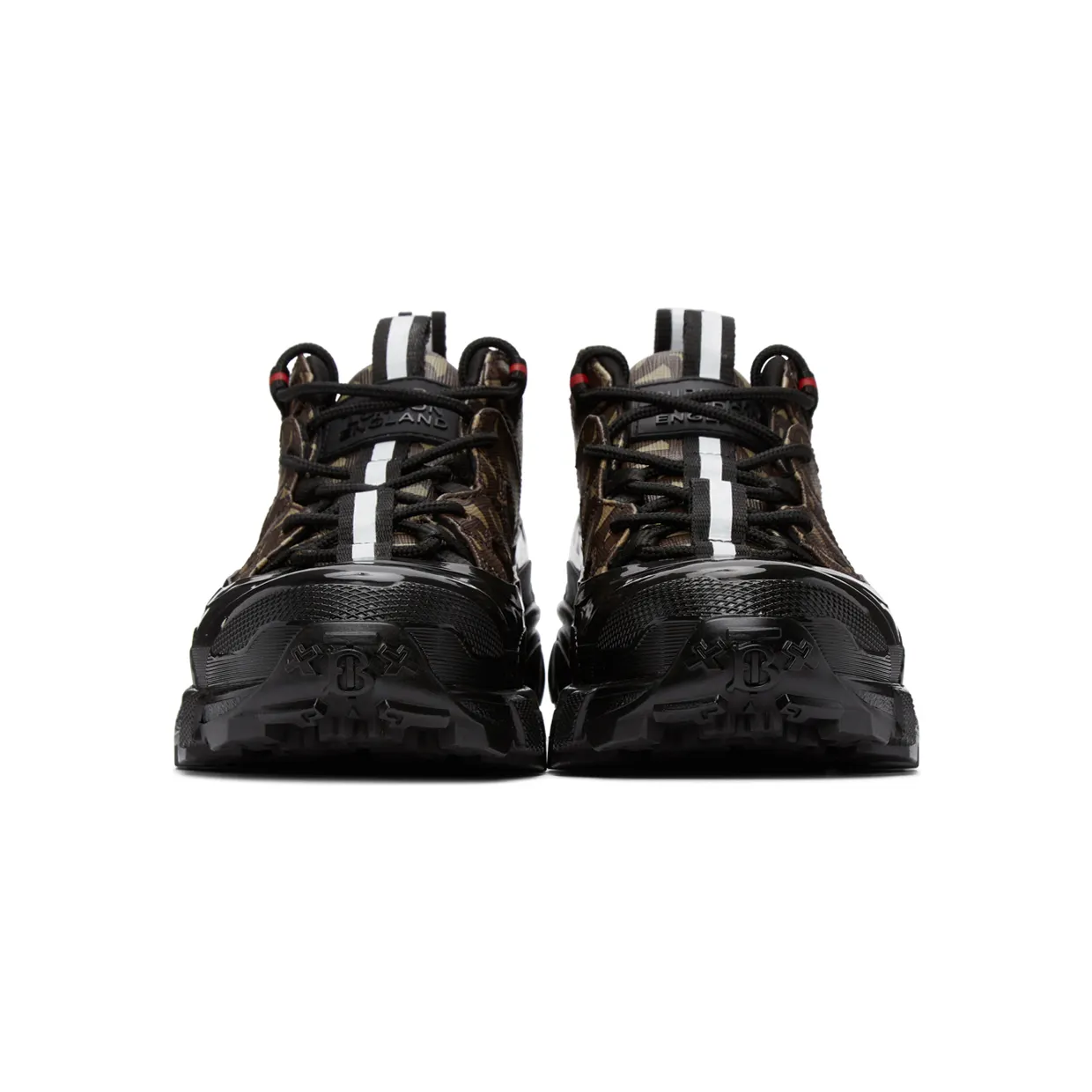Burberry Brown E-Canvas Monogram Arthur Sneakers (8020678) (2)