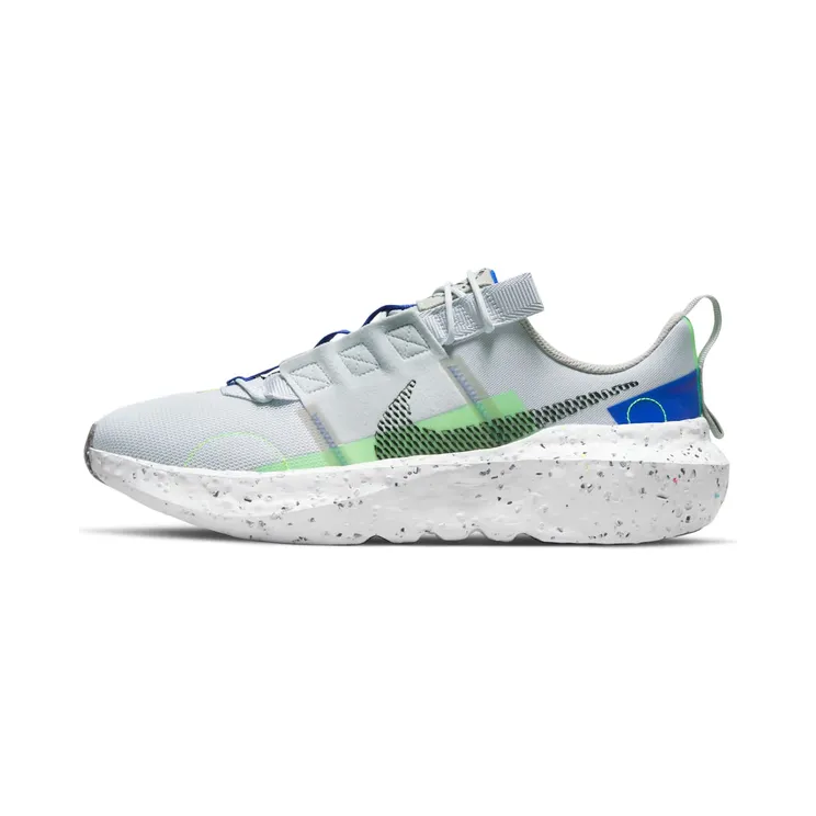 Nike Crater Impact Grey Scream “Pure Platinum / Electric Green / Racer Blue / Black” (DB2477-020)