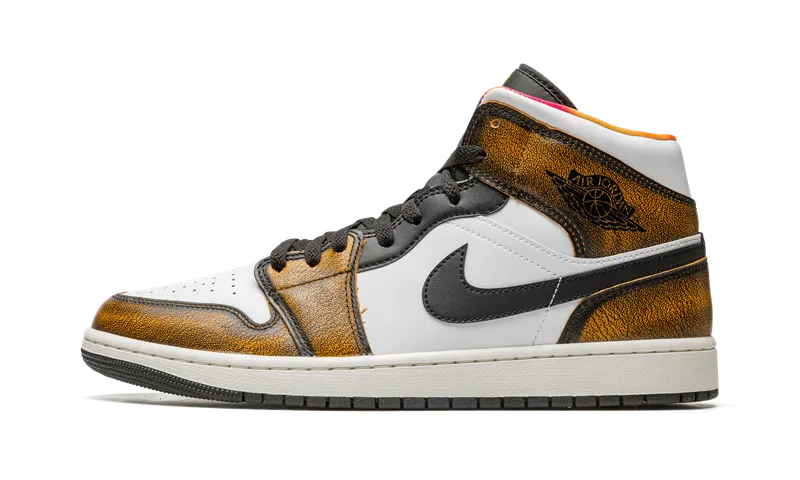Jordan Air Jordan 1 Mid SE “Black/Taxi-White-Sail” (DQ8417-071)