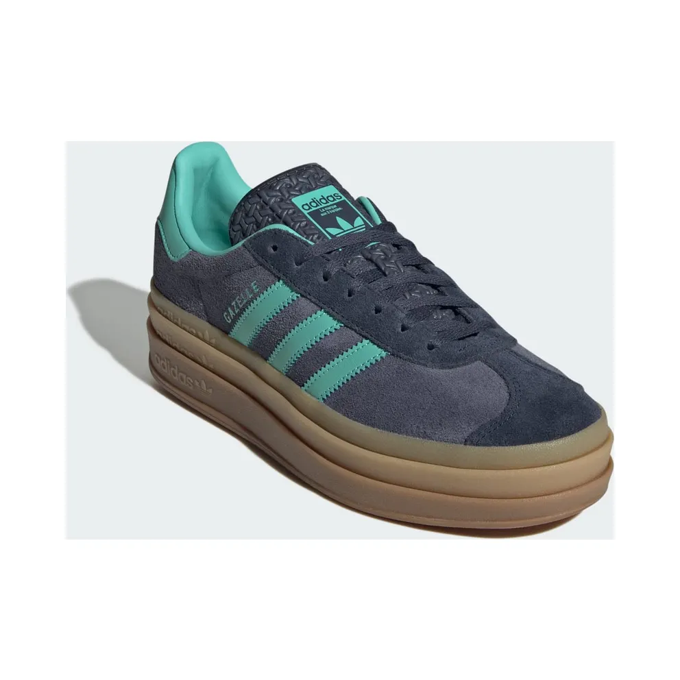 Adidas Gazelle Bold Shadow Navy / Acid Mint / Legend Ink (JQ6437)
