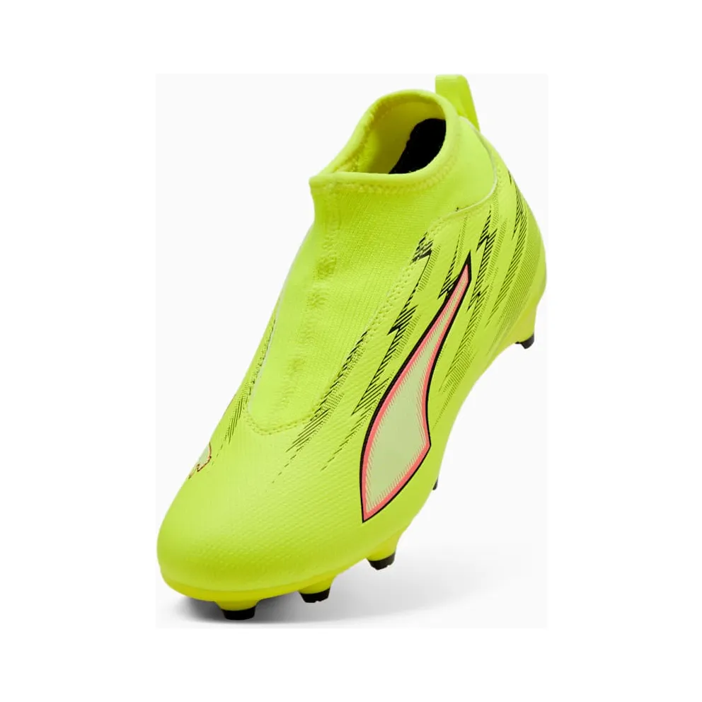 Puma Ultra 6 Match+ LL FG/AG Jr Yellow Alert Black Glowing Red Lime Squeeze (108691-01)