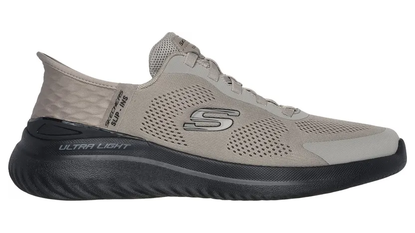 Skechers Slip-ins: Bounder 2.0 – Emerged Sneaker Taupe/Zwart