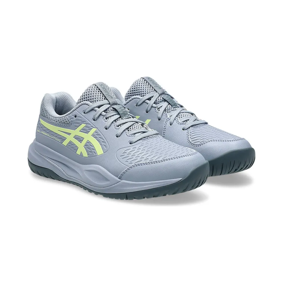 ASICS GEL-RESOLUTION X GS “Grey Blue / Pistachio” (1044A081-402)