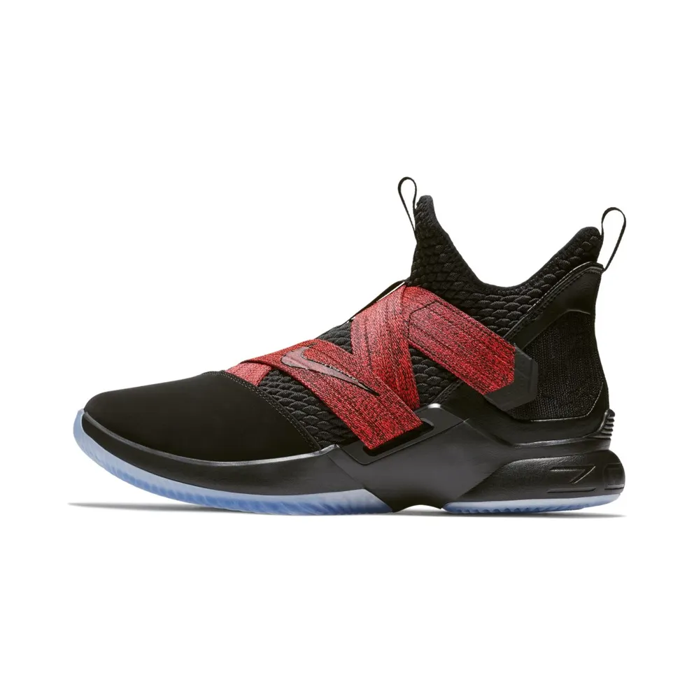 Nike LeBron Zoom Soldier 12 Black Red Black/Black (AO2609-003)