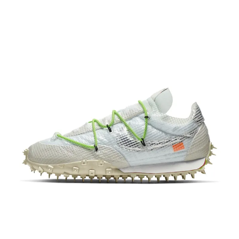 Nike x Off-White Womens Waffle Racer Electric Green (2019) (CD8180-100)