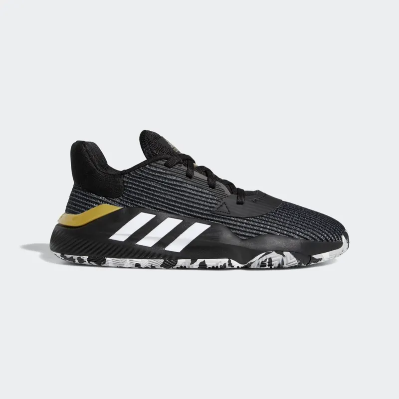 Adidas Pro Bounce 2019 Low ‘Black Gold Metallic’ Core Black/Cloud White/Gold Metallic (EF0469)
