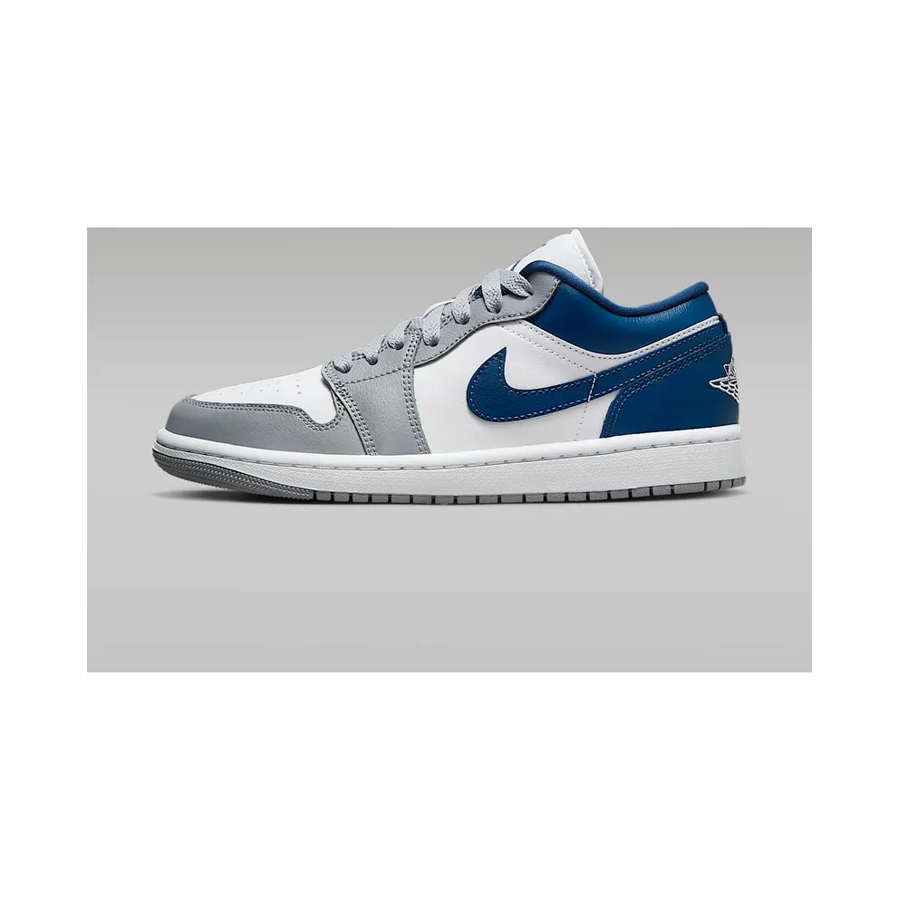 Air Jordan 1 Low White Grey Blue (DC0774-042)