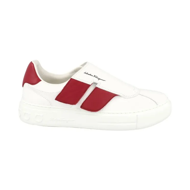 Ferragamo Lima Gancini Low-Top Sneakers White (020779-753968-M)