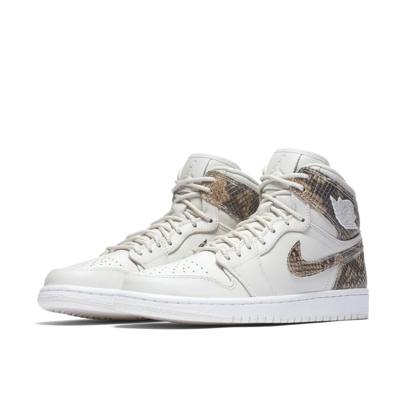 Jordan 1 Retro High White Snake (W) Phantom/White (AH7389-004)