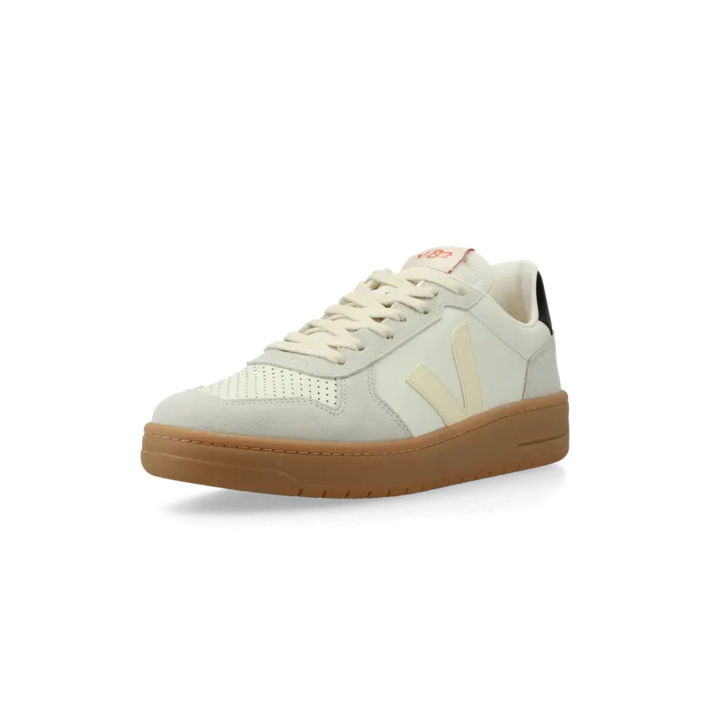 VEJA V-82 Grained Leather (pure / calcaire / black) – VE3320759