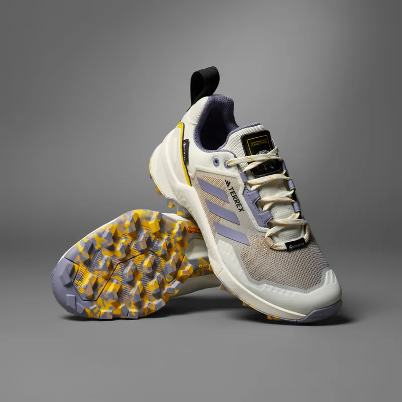 adidas Terrex Swift R3 GORE-TEX Hiking Off White / Silver Violet / Eqt Yellow (HQ8833)