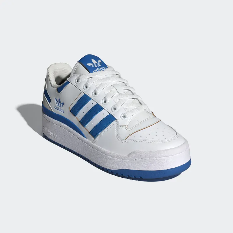 adidas Forum Bold Stripes Cloud White / Blue Bird / Grey One (ID0564)