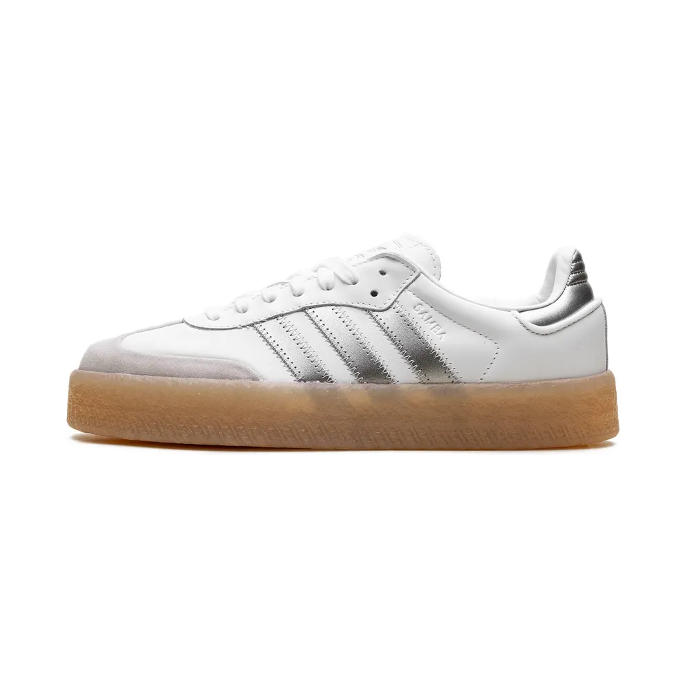 Adidas Sambae Cloud White / Silver Metallic / Gum (JS3943)
