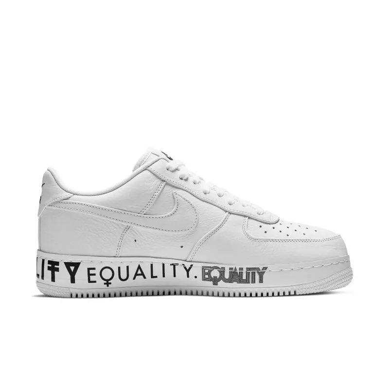 Nike Air Force 1 Low Equality White/White-Black-White (AQ2118-100)