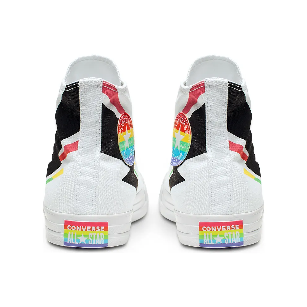 Converse Chuck Taylor All-Star Hi Pride White (2019) White/Black-Multi (165715C)