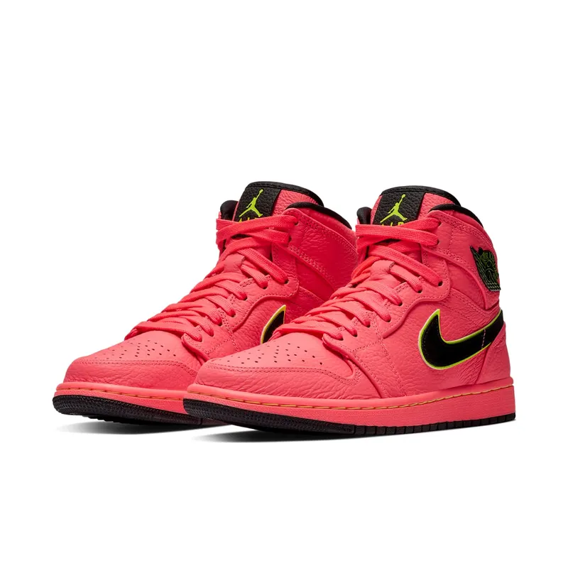 Jordan 1 Retro High Hot Punch (W) Hot Punch/Volt-Black (AQ9131-600)