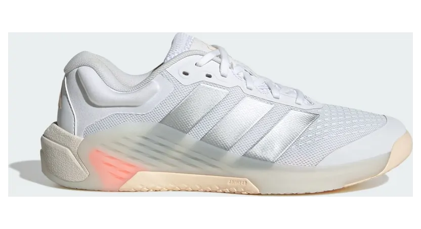 Adidas Dropset 4 Power Training Cloud White / Silver Metallic / Lucid Orange (JR4666)
