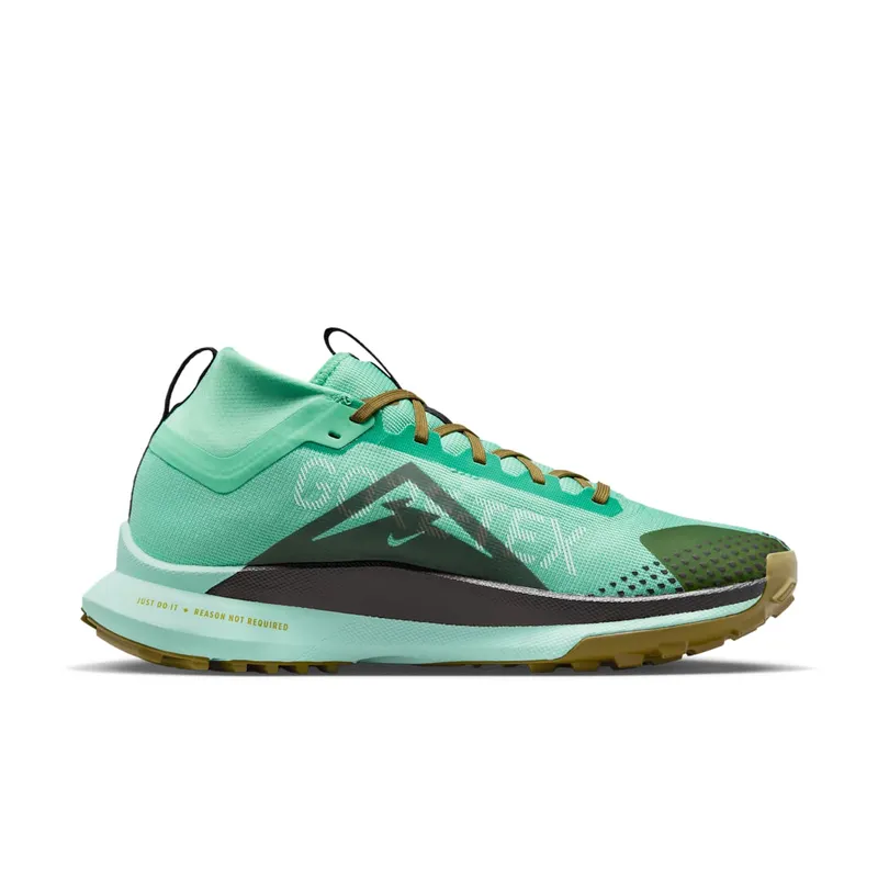Nike React Pegasus Trail 4 Gore-Tex Spring Green Olive Flak Mint Foam Black (DJ7926-301)