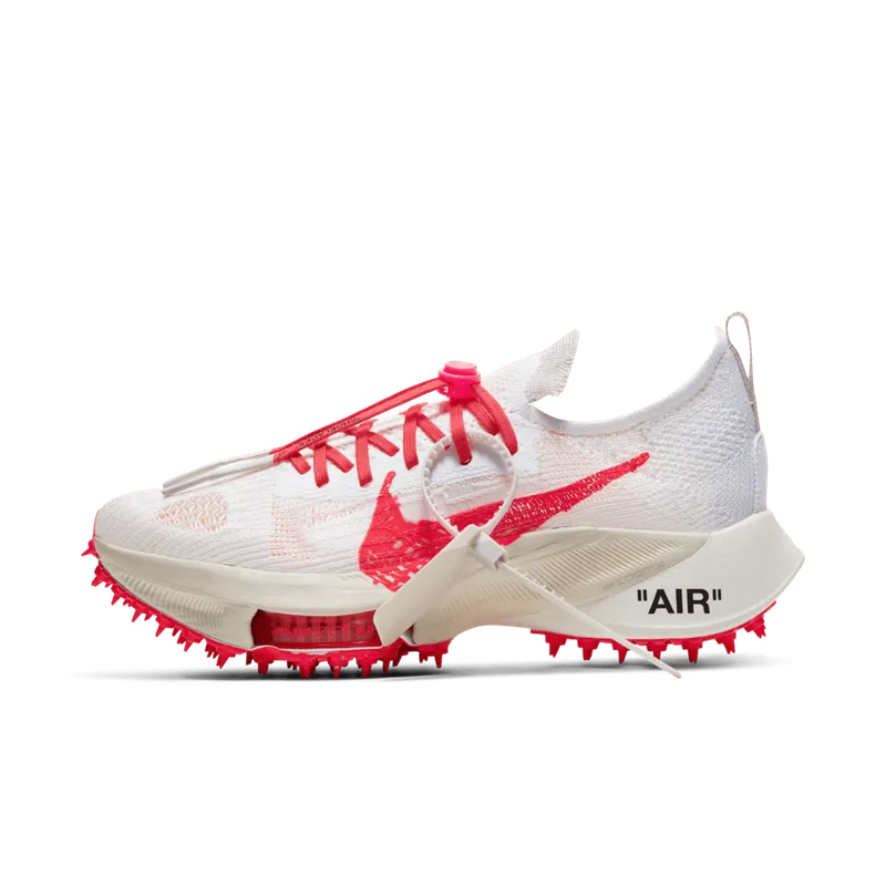 Nike Air Zoom Tempo NEXT% Flyknit Off White White Solar Red (CV0697-100)