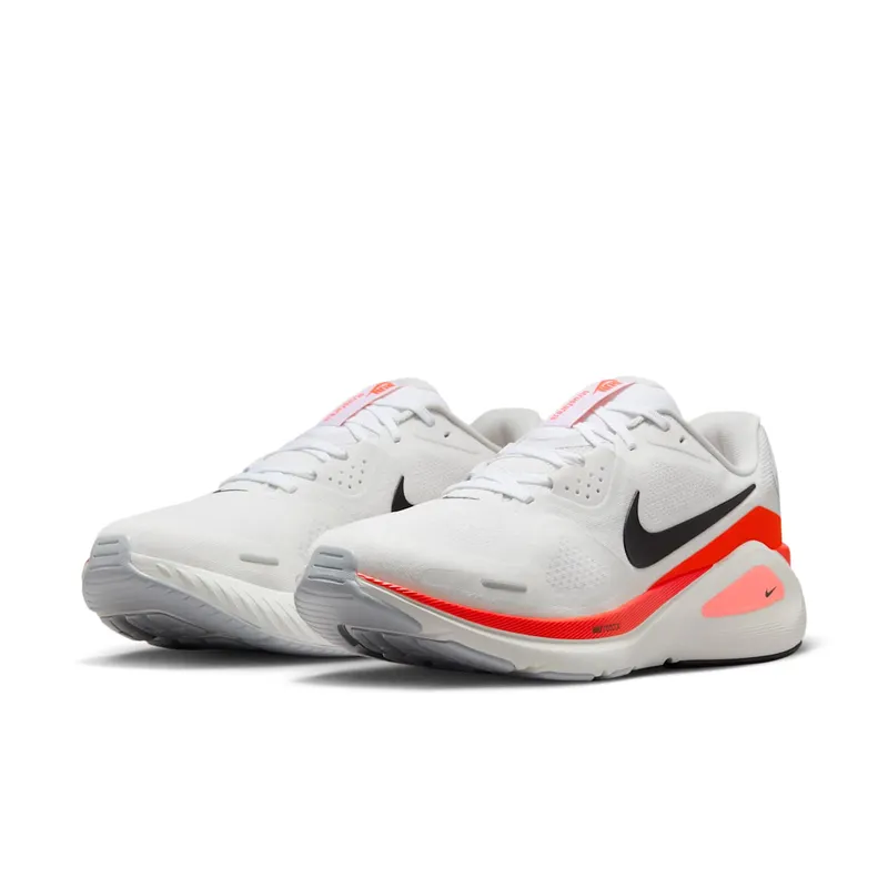 Nike Structure 26 White Black Bright Crimson (HJ1102-102)