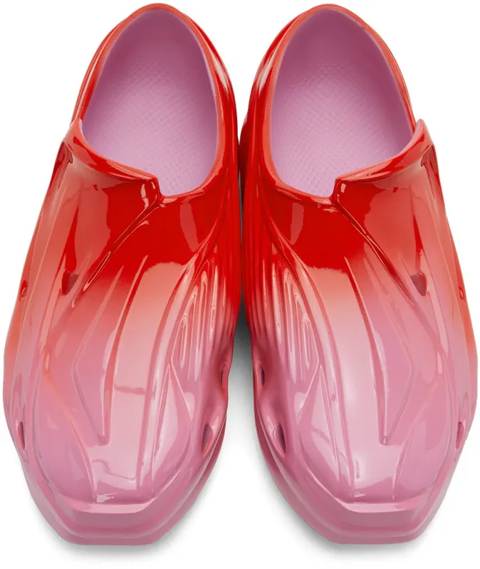 1017 ALYX 9SM Red & Pink Mono Slip-On (AAUSN0028OT01.CS22)