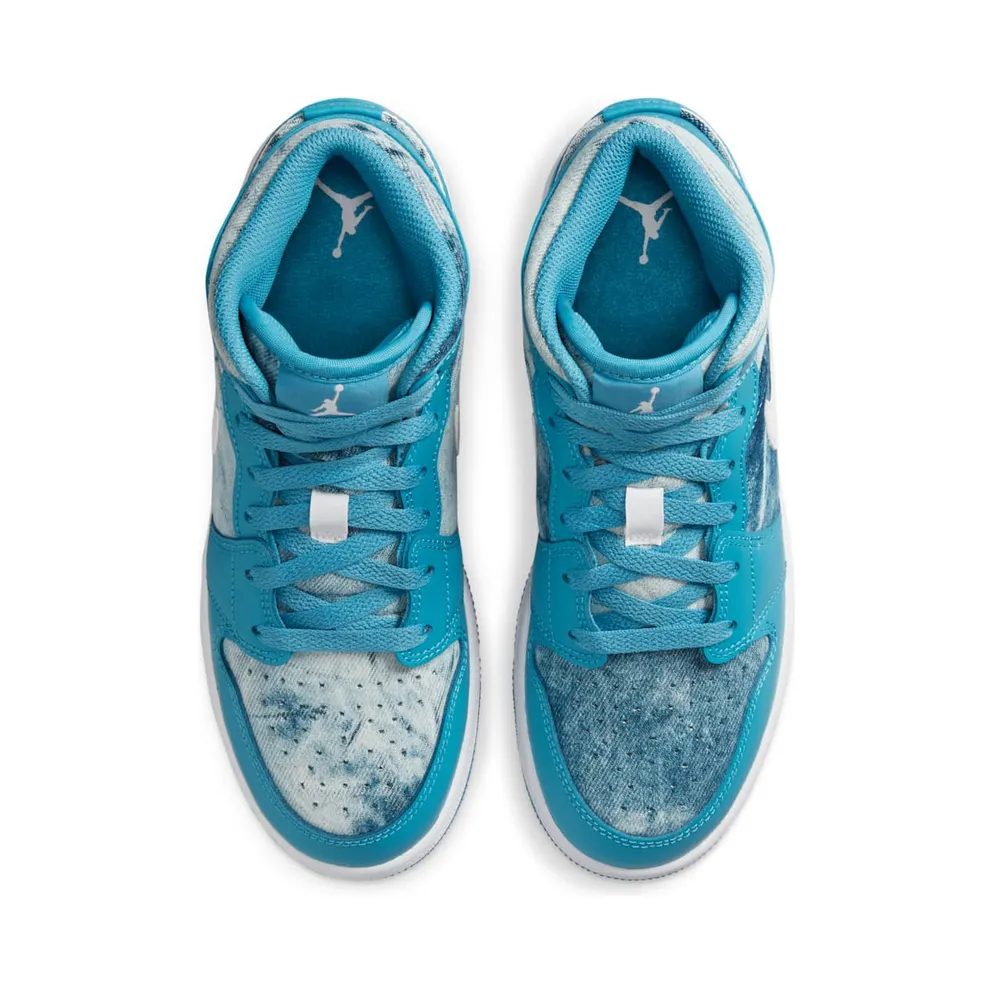 Air Jordan 1 Mid GS “Washed Denim” (DM8951-400)