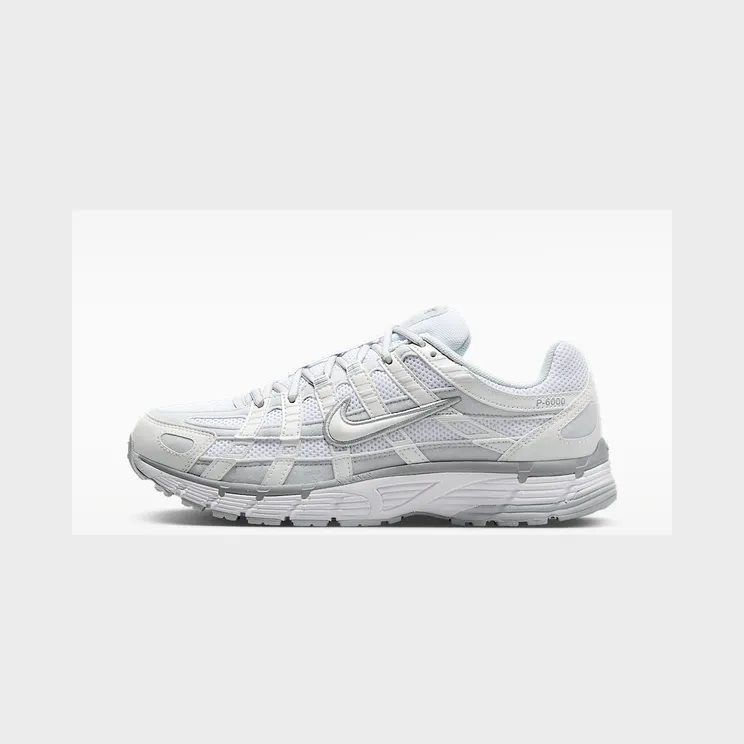 Nike P-6000 “Metallic Summit White / Pure Platinum / Wolf Grey / White” (FV6603-101)