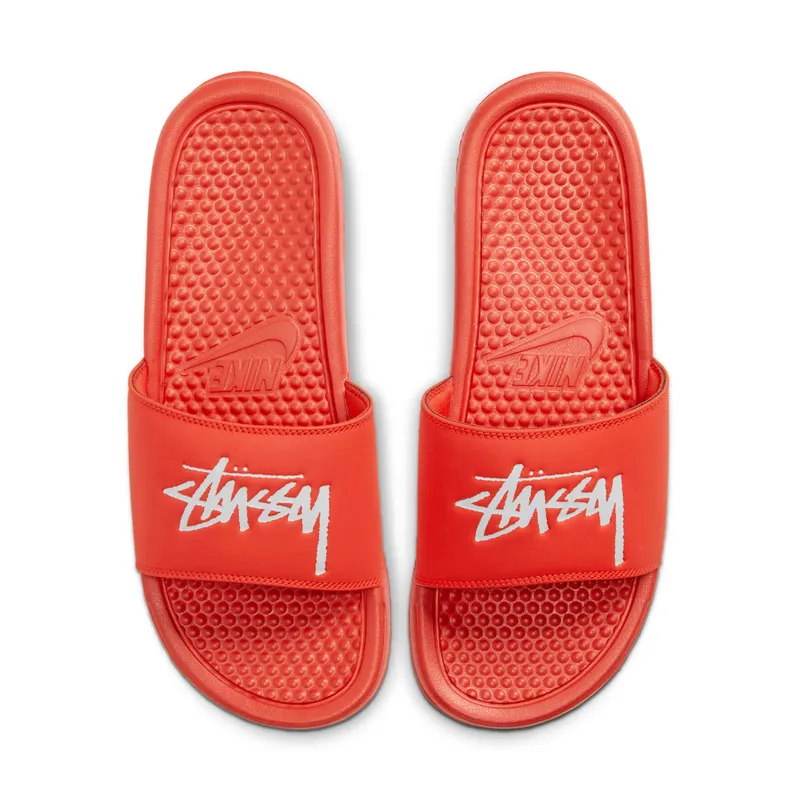 Nike Benassi Stussy Habanero Red (2020) (CW2787-600)