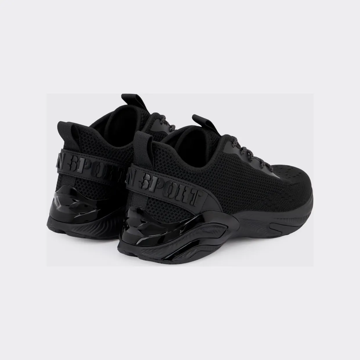 Plein Sport Crochet Knit Sneakers Black (SAESUSC0747STE003N0202) (2)