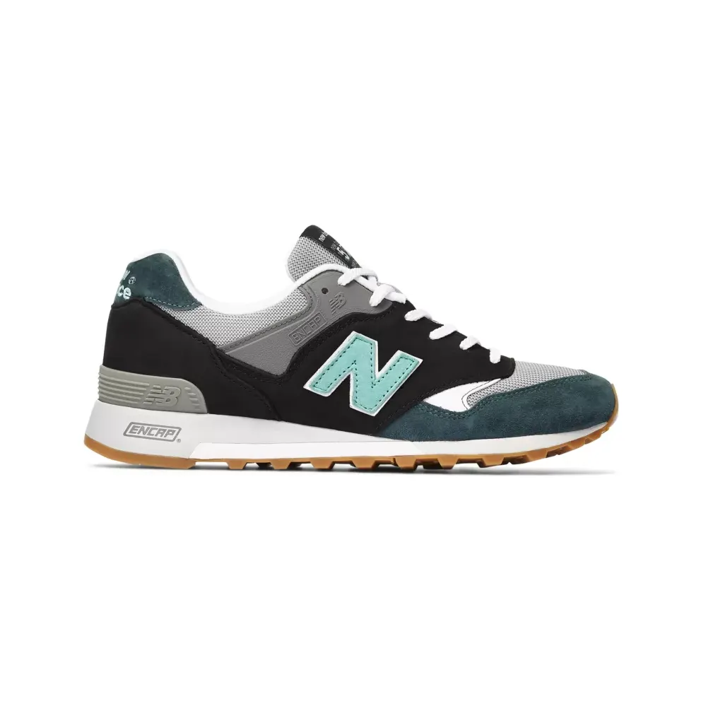 New Balance Made Schwarz/Grau/Grün (M577LIB)