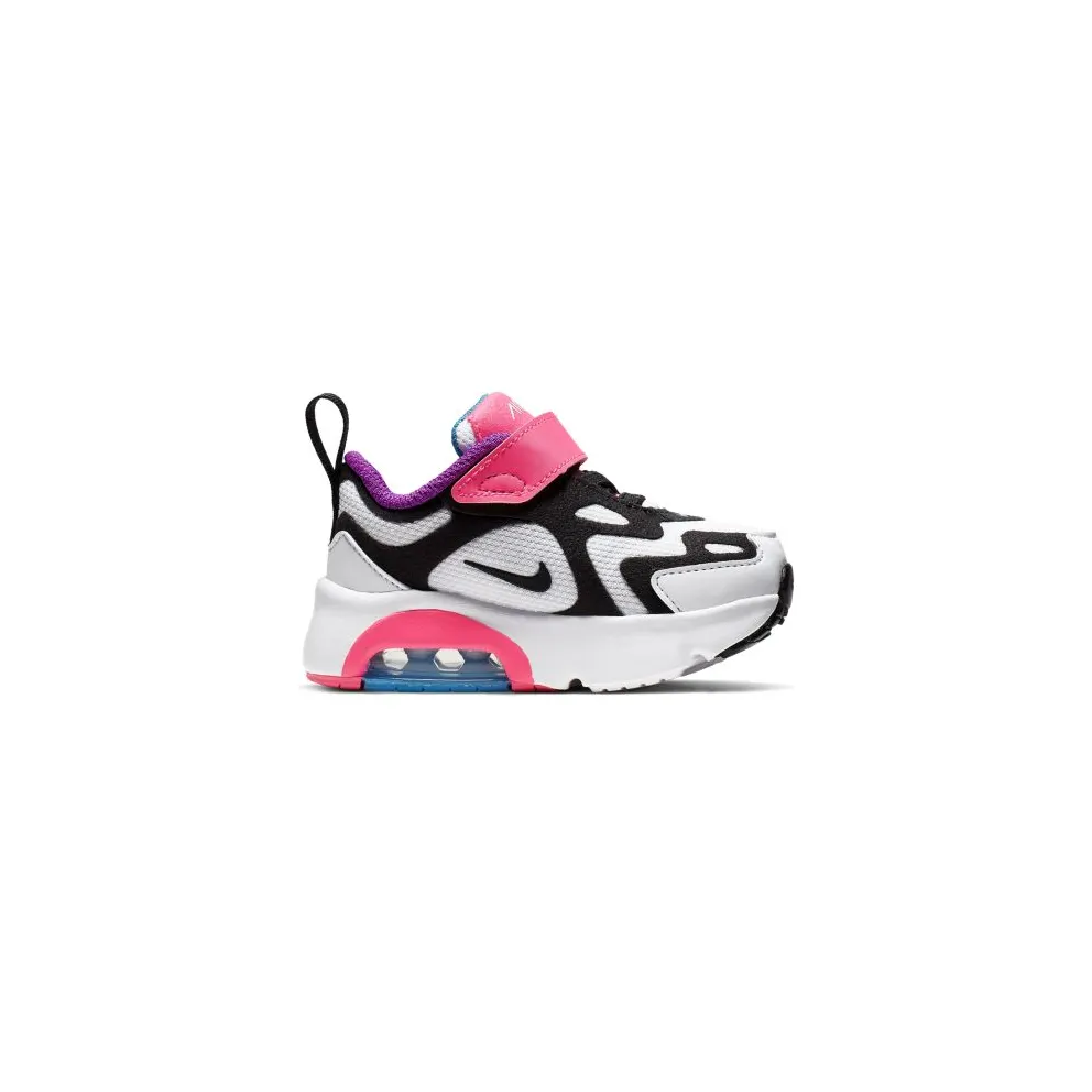 Nike Air Max 200 White Hyper Pink Black (TD) White/Hyper Pink-Photo Blue-Black (AT5632-100)