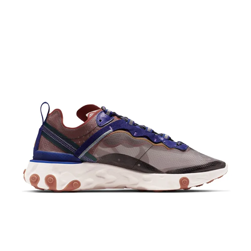 Nike React Element 87 Dusty Peach Dusty Peach/Atmosphere Grey-Deep Royal Blue-Lucid Green-Amarillo-Hyper Grape (AQ1090-200)