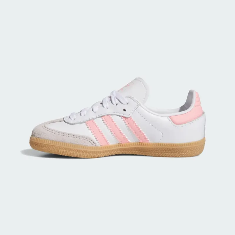 Adidas Samba OG Kids Cloud White / Semi Pink Spark / Gum (JP5484)