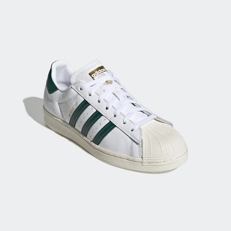 Adidas Superstar Cloud White / Collegiate Green / Gold Foil (GZ1604)