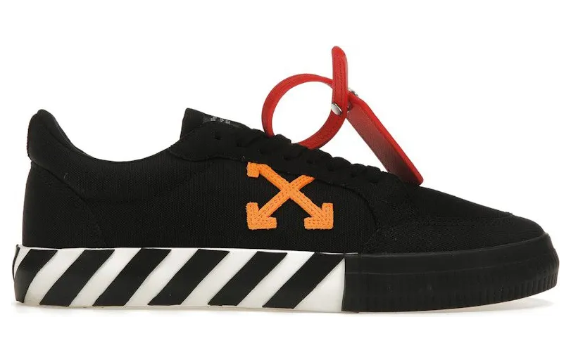 OFF-WHITE Vulcanized Low Black Orange Canvas (OMIA085S23FAB0011020)