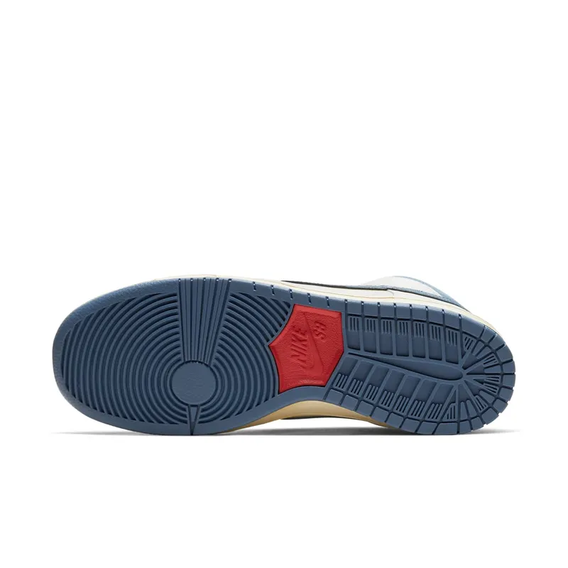 Nike SB Dunk High Atlas Lost at Sea (2020) White/Blue-Yellow (CZ3334-100)