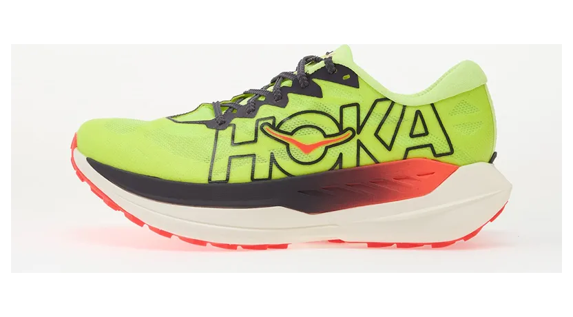 Hoka One Rocket X Trail Neon Yuzu Neon Flame