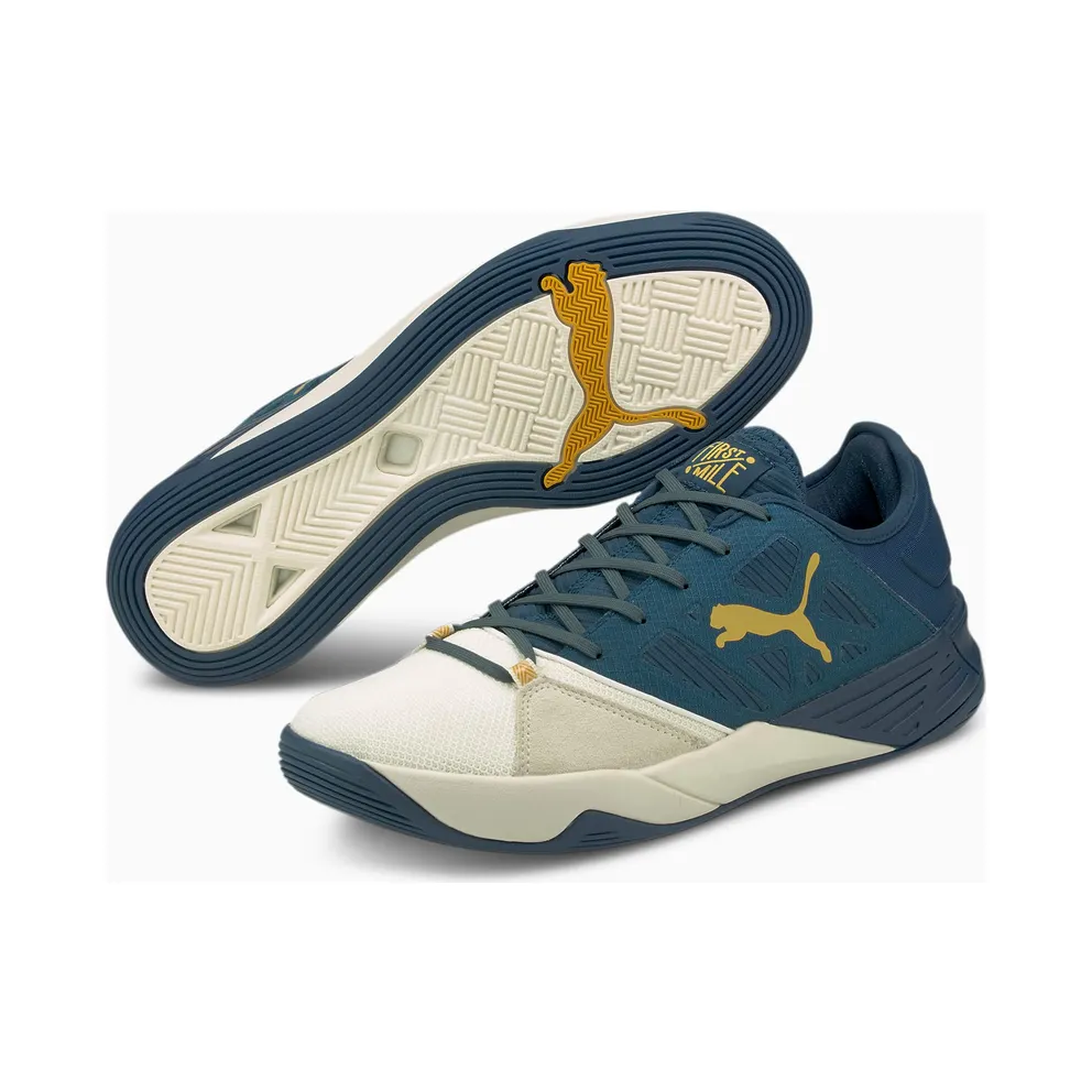 Puma x First Mile Accelerate Turbo Nitro Handball Shoes Blue/Yellow (10667001)
