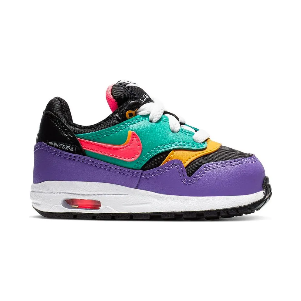 Nike Air Max 1 Game Change Black Kinetic Green (TD) Black/Kinetic Green/Psychic Purple (CJ6959-001)