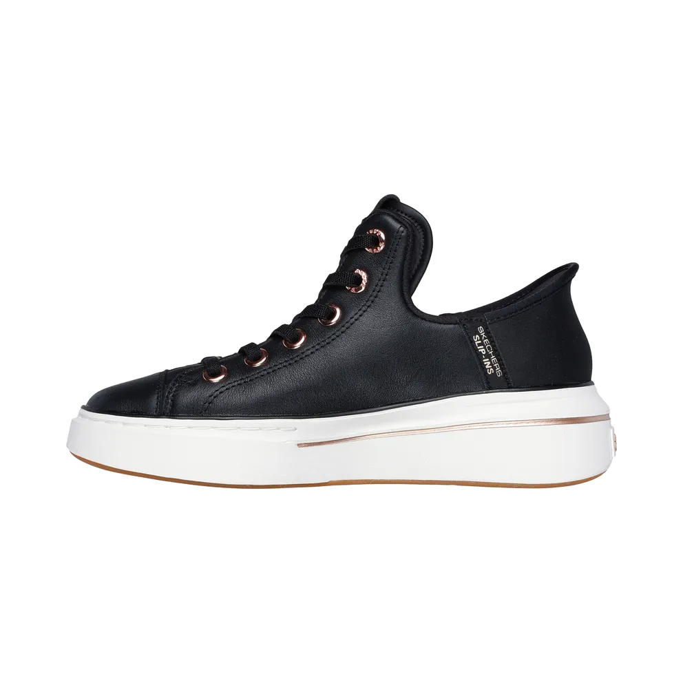 Skechers Premium Leather Slip-ins Snoop One OG Black “Black” (186001 Blk) (186001BLK)