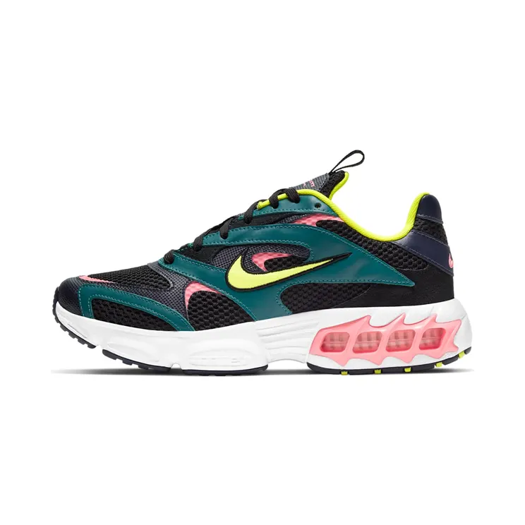 Nike Zoom Air Fire “Dark Teal Green / Blackened Blue / Sunset Pulse / Cyber” (CW3876-300)