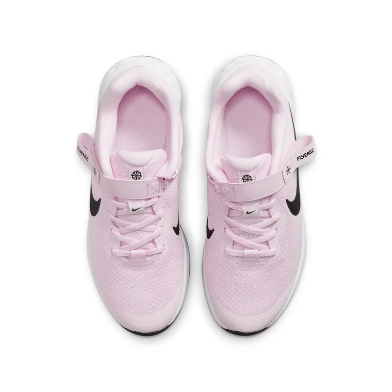Nike Revolution 6 FlyEase Older Kids’ Easy On/Off Road Running Pink 50% Sustainable Materials (DD1113-608)