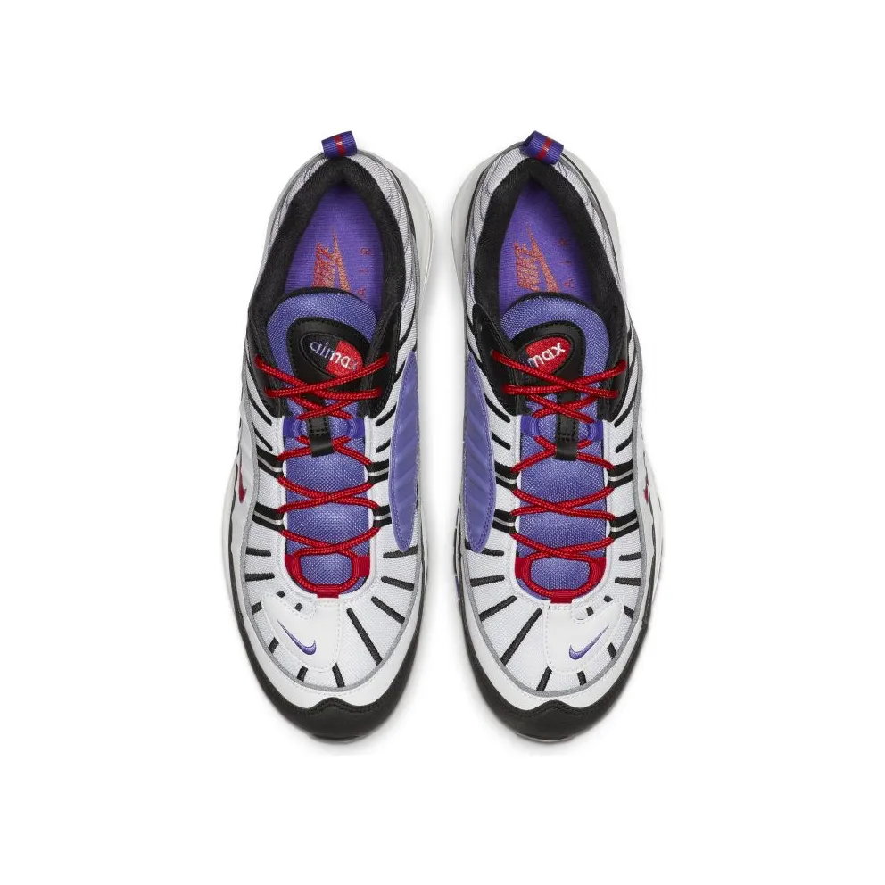 Nike Air Max 98 Raptors WHITE/BLACK-PSYCHIC PURPLE (640744-110)