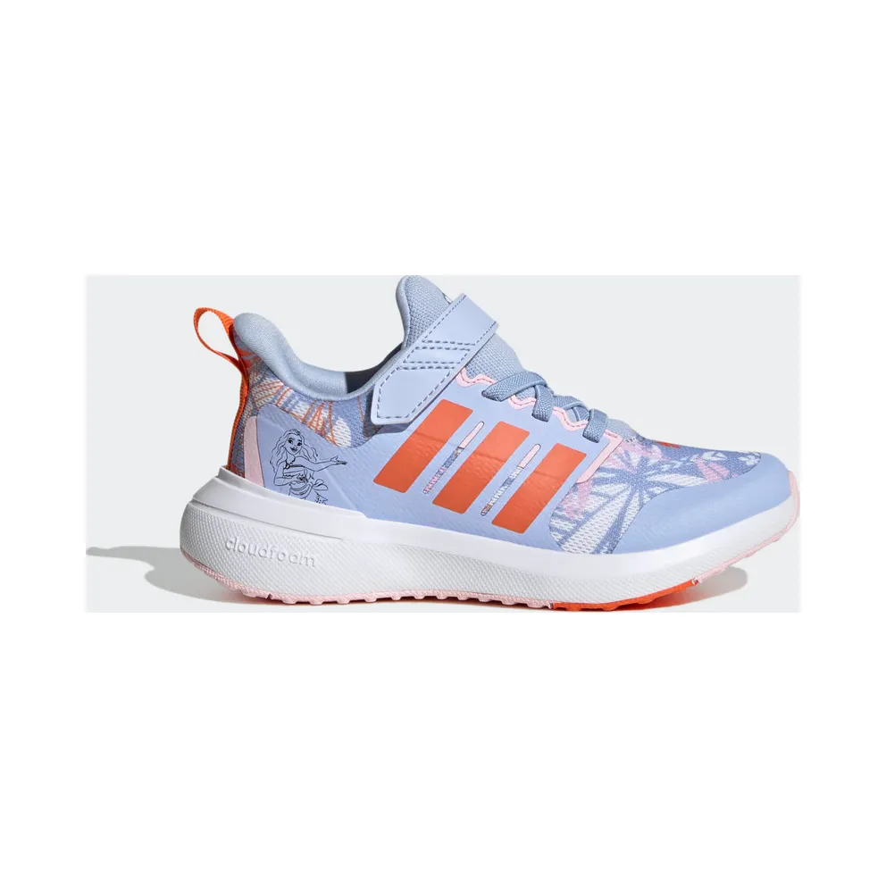 Adidas adidas x Disney FortaRun 2.0 Moana Cloudfoam Sport Running Elastic Lace Top Strap Blue Dawn / Semi Impact Orange / Cloud White (HP8999)