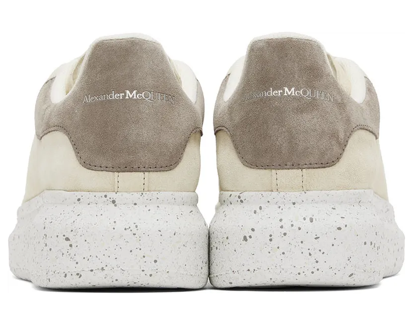 Alexander McQueen Beige Suede Oversized Sneakers (711140WIA5D) (2)